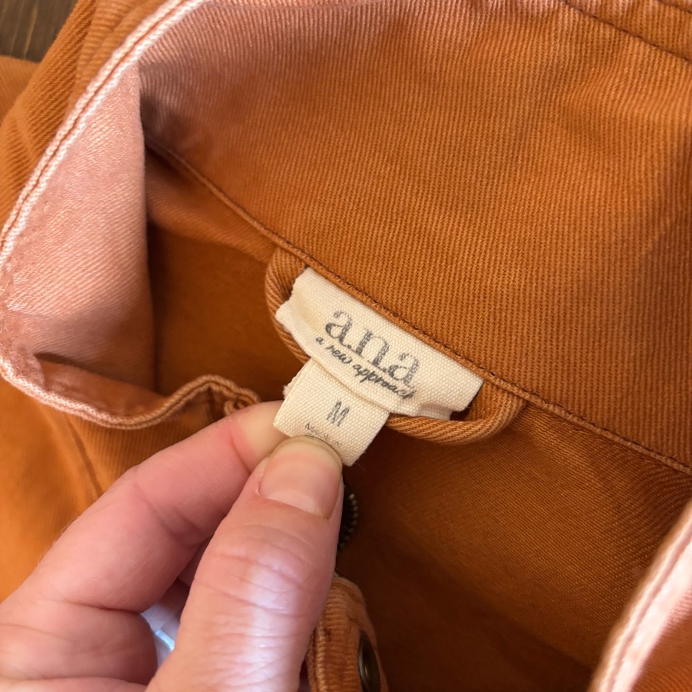 a.n.a Rust Utility Jacket - Picture 10 of 11